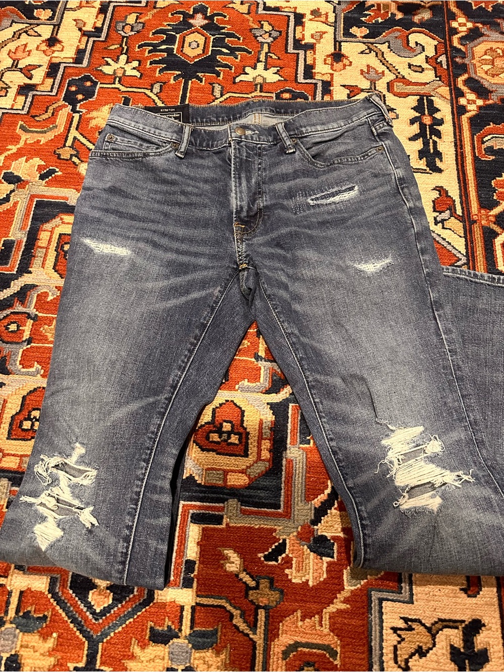 Abercrombie & Fitch Super Skinny Felix Stretch Jeans Men 32 x 32 distressed(56)